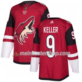 Arizona Coyotes Clayton Keller 9 Adidas 2017-2018 Maroon Trikot Authentic - Herren